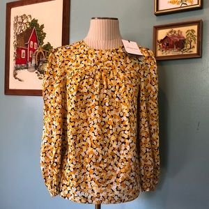 WHO WHAT WEAR long sleeve blouse